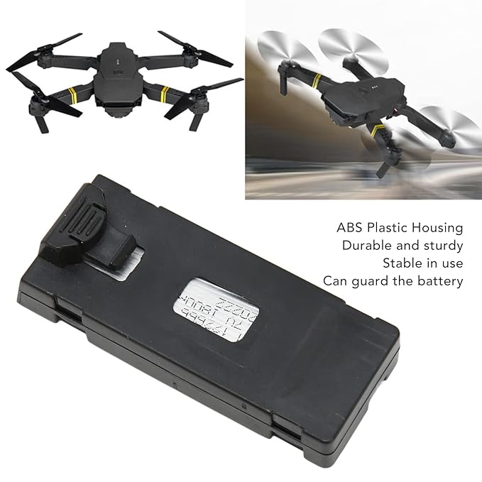 1800mAh 3.7V Li Ion Replacement Battery Compatible with E88 E88PRO E88MAX E525 E99 E99PRO P1 P5PRO K3 S1 P8 Drone, RC Drone Battery Spare Battery Drone Accessory