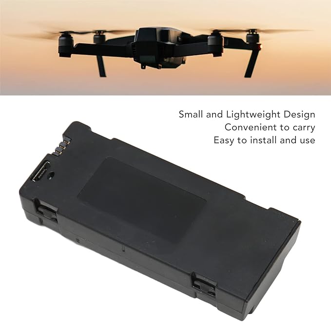 1800mAh 3.7V Li Ion Replacement Battery Compatible with E88 E88PRO E88MAX E525 E99 E99PRO P1 P5PRO K3 S1 P8 Drone, RC Drone Battery Spare Battery Drone Accessory